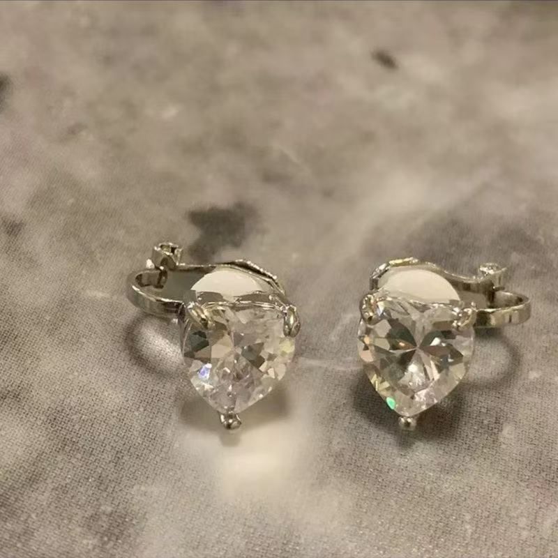 of Ear Rhinestone Cuff Alloy 4: Heart Set