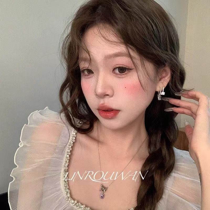 Drop Alloy Earring Rhinestone