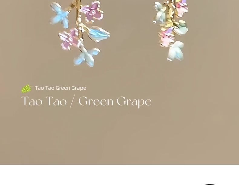 Alloy Earring Dangle Floral