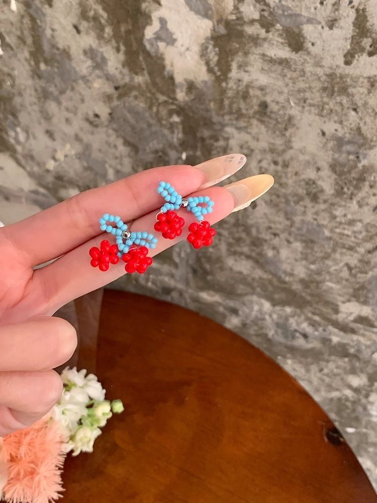 Cherry Stud Earring Bead