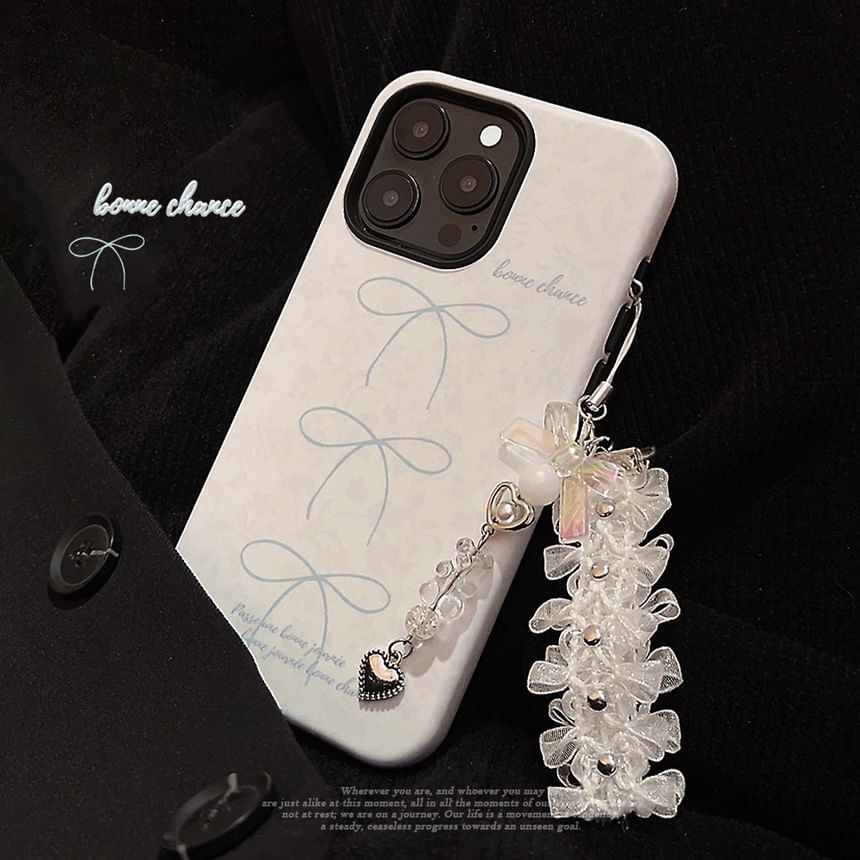 Bow Set Case / Phone Charm Lace