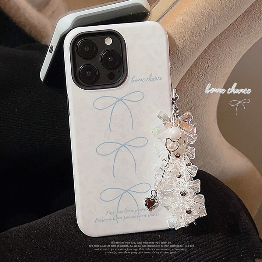 Bow Set Case / Phone Charm Lace