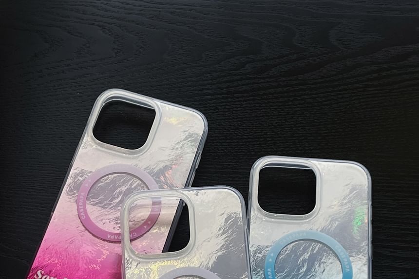 Magnetic with Case MagSafe) Gradient (Compatible Phone