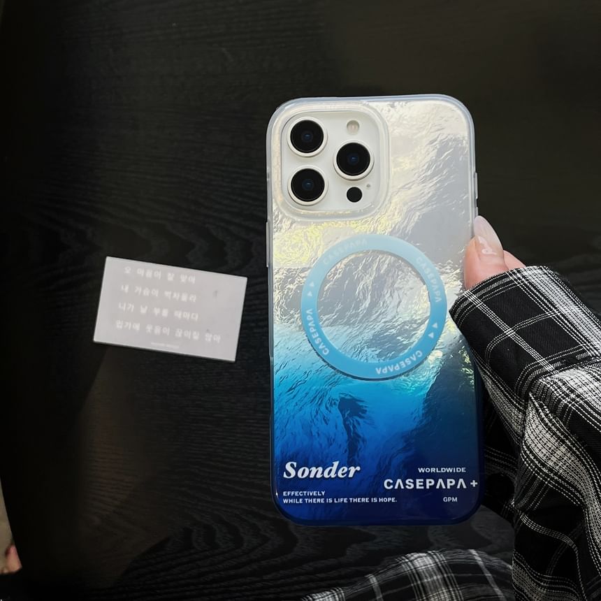 Magnetic with Case MagSafe) Gradient (Compatible Phone