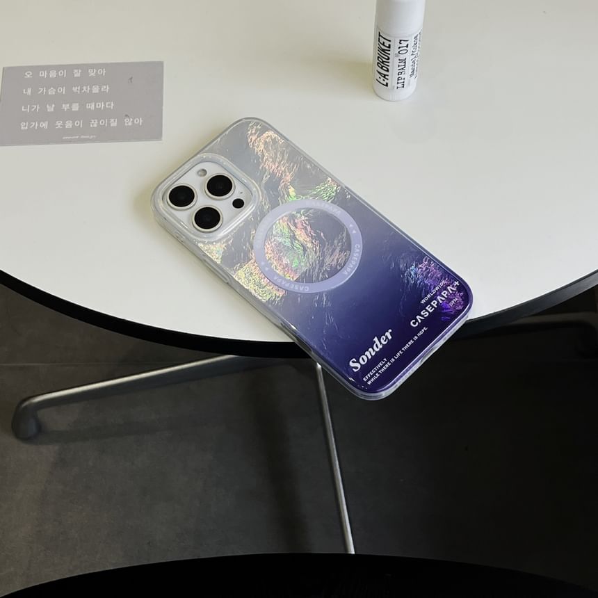 Magnetic with Case MagSafe) Gradient (Compatible Phone