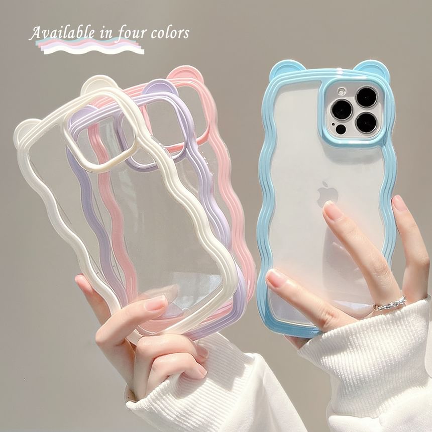Ear Case iPhone Bear Transparent