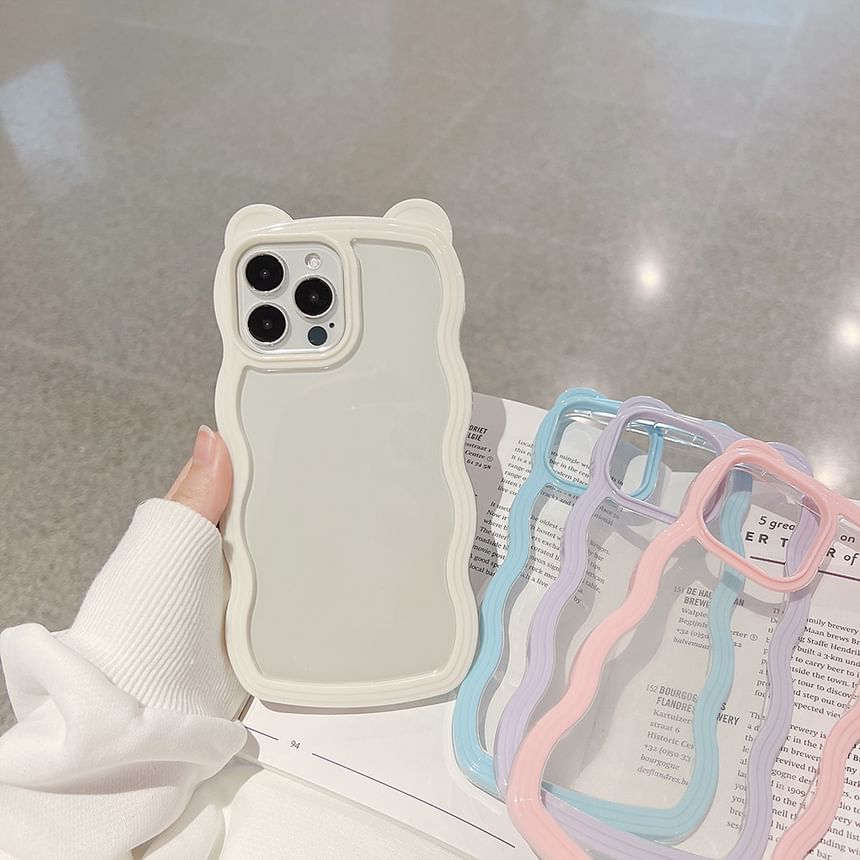 Ear Case iPhone Bear Transparent