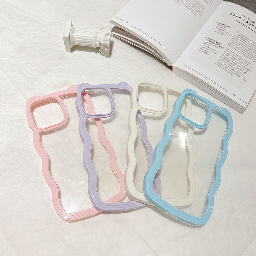 Ear Case iPhone Bear Transparent