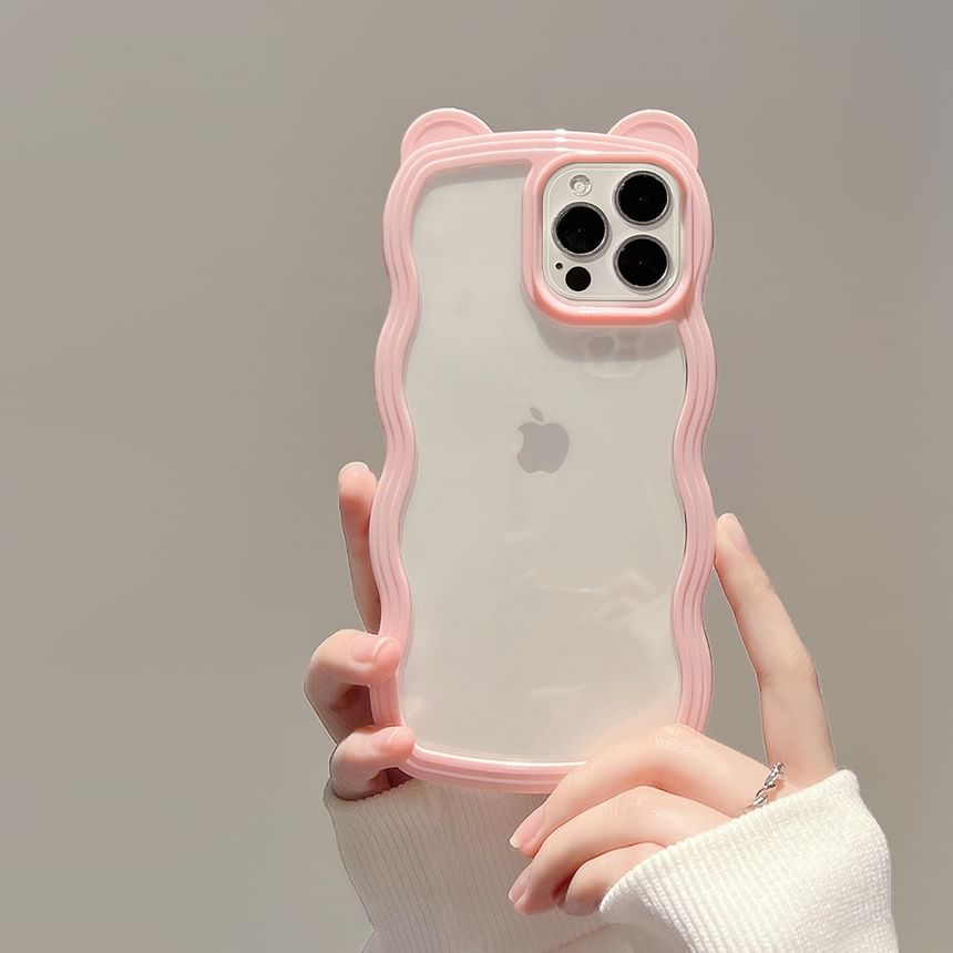 Ear Case iPhone Bear Transparent