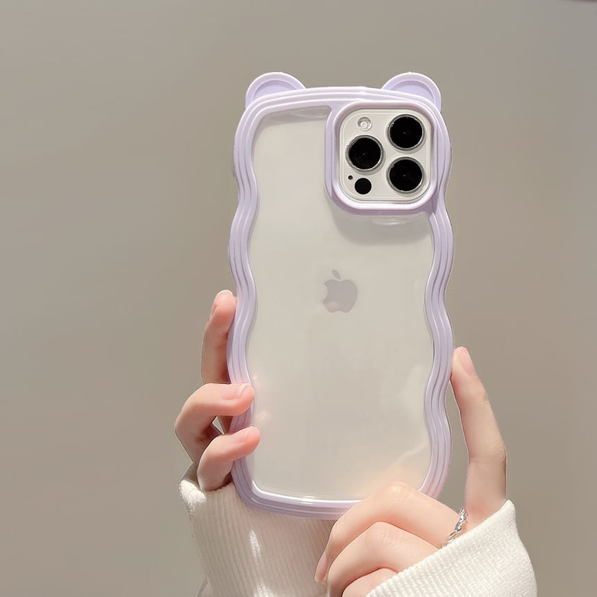 Ear Case iPhone Bear Transparent