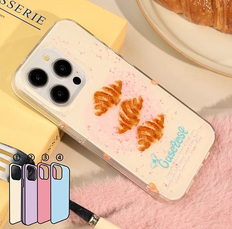 Croissant Print Case iPhone