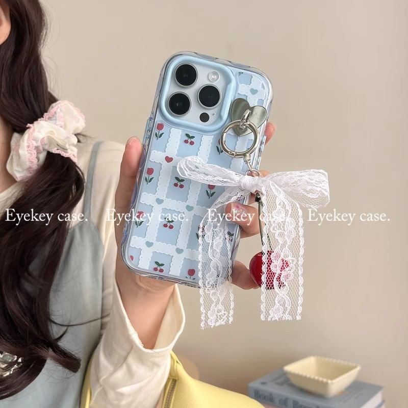 Set Case Floral / Charm Print iPhone