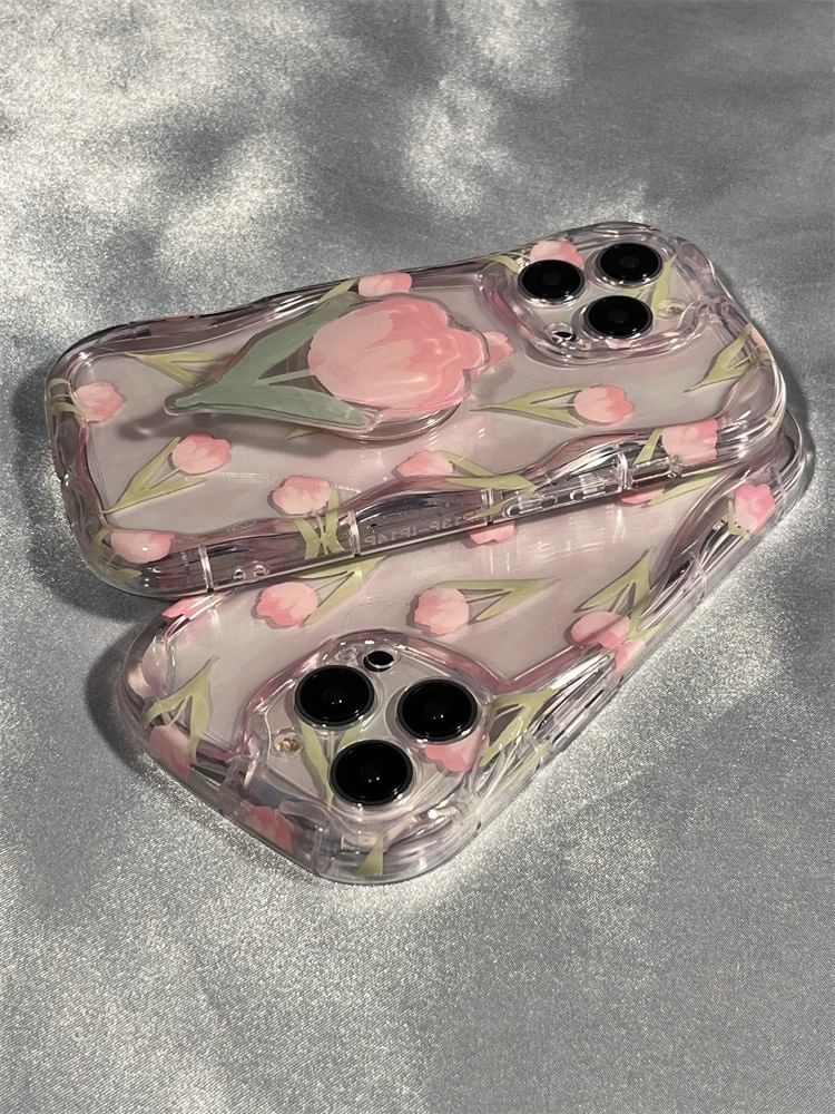 Stand Case Set iPhone Floral / Print