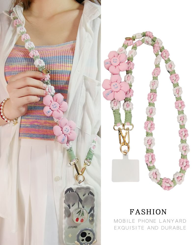 Pad Lanyard Flower with Phone