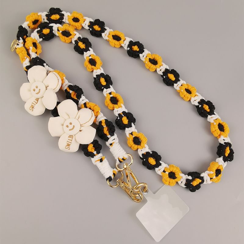 Pad Lanyard Flower with Phone