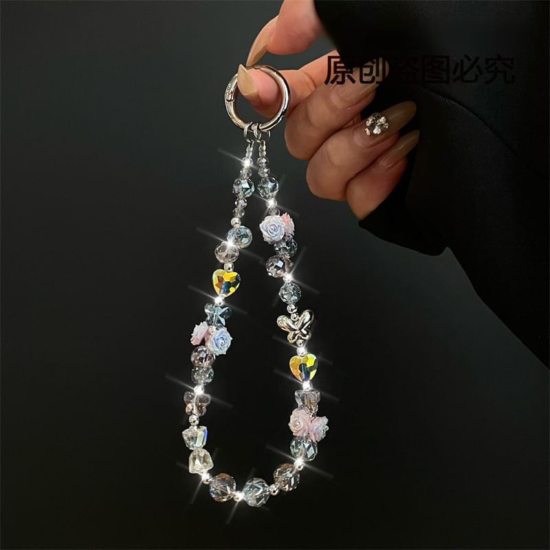 Flower Phone Lanyard Pad with