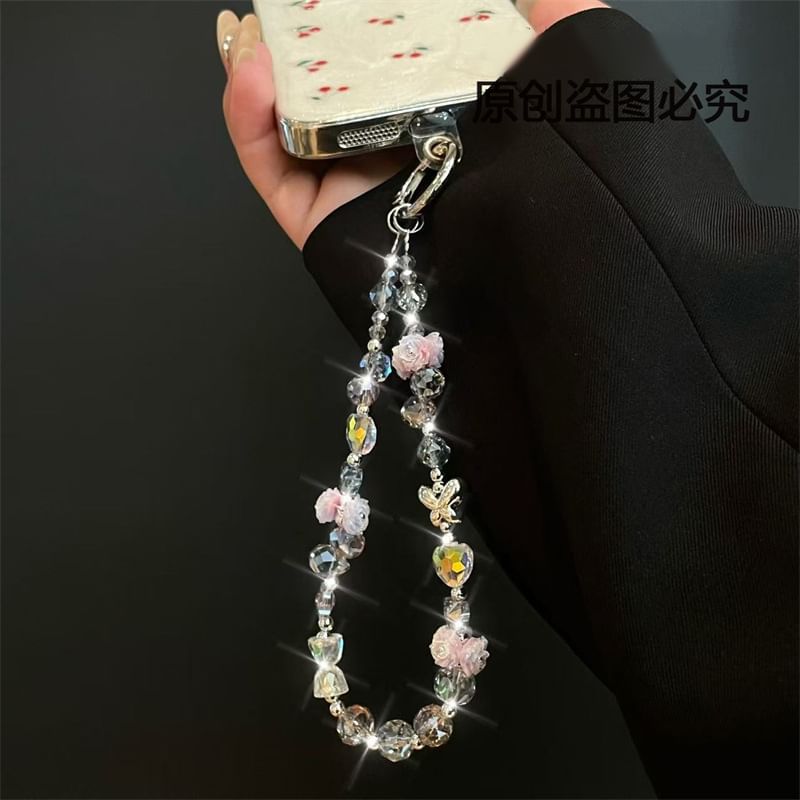 Flower Phone Lanyard Pad with
