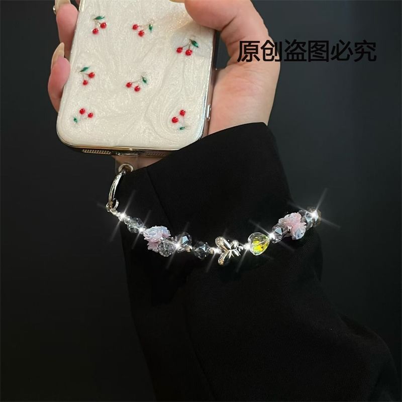 Flower Phone Lanyard Pad with