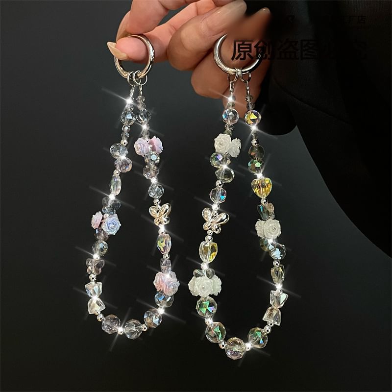 Flower Phone Lanyard Pad with