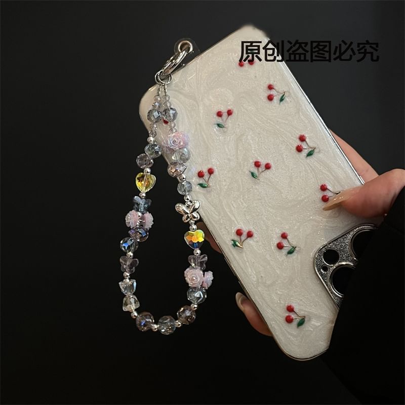 Flower Phone Lanyard Pad with