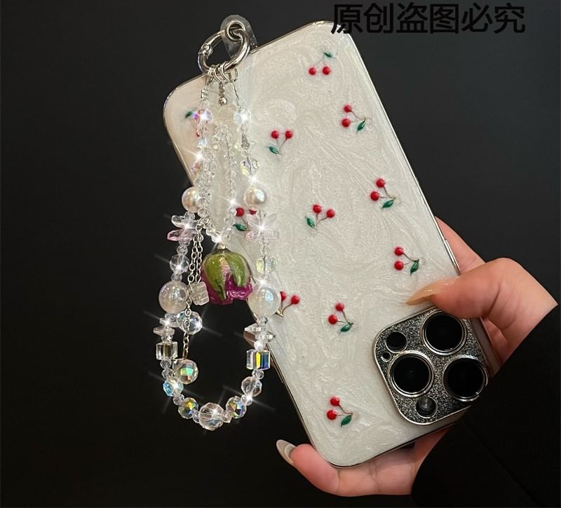 Beaded Lanyard Phone Pad with
