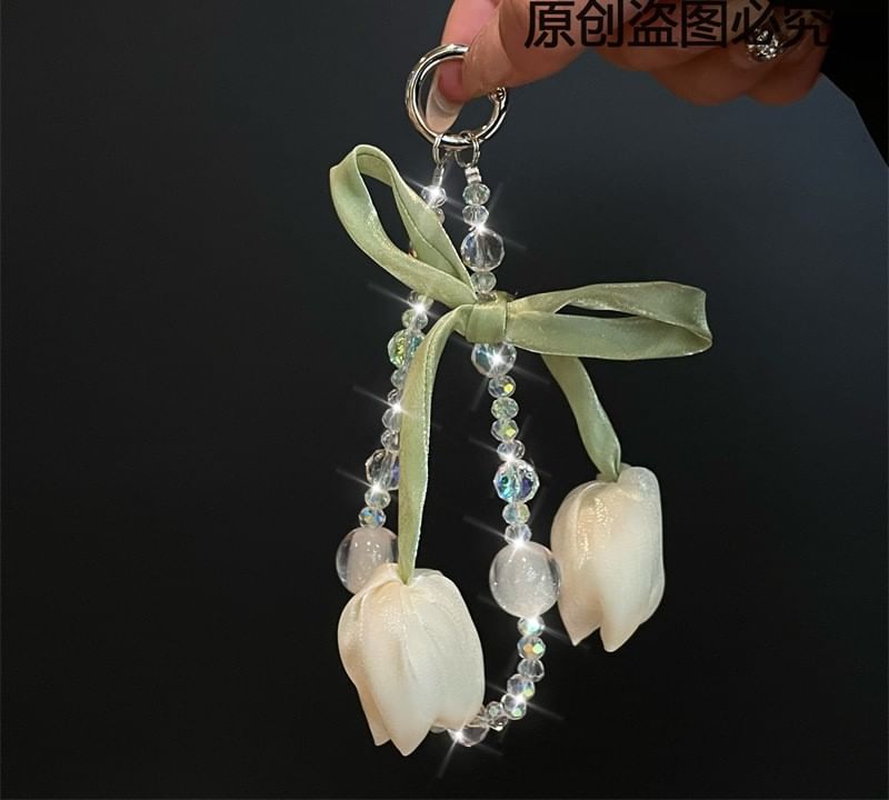 Lanyard Phone Pad with Flower
