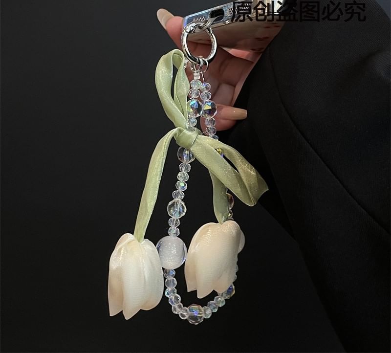 Lanyard Phone Pad with Flower
