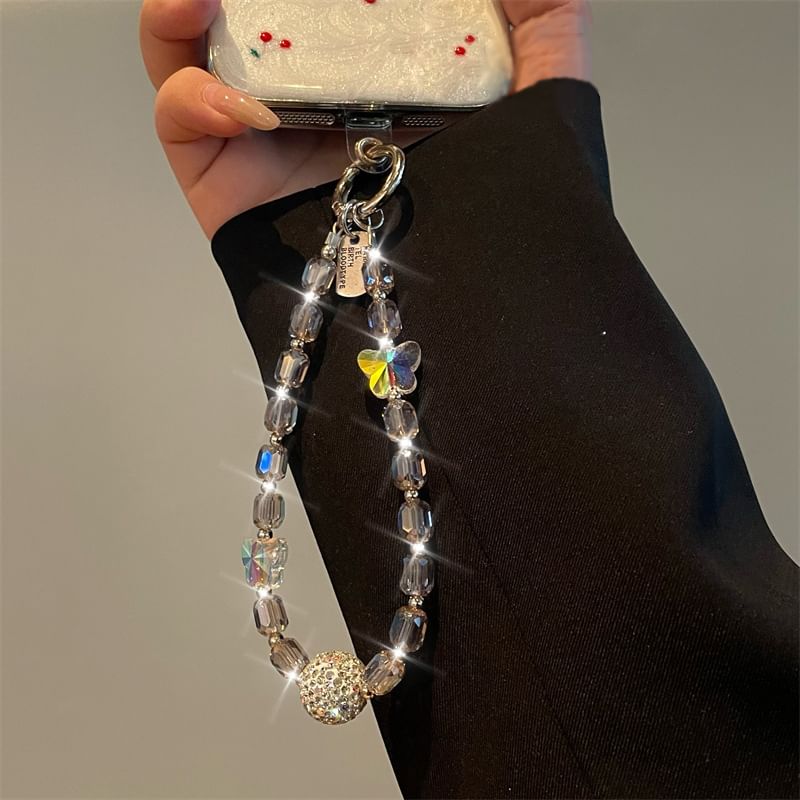 Beaded Phone Lanyard Butterfly