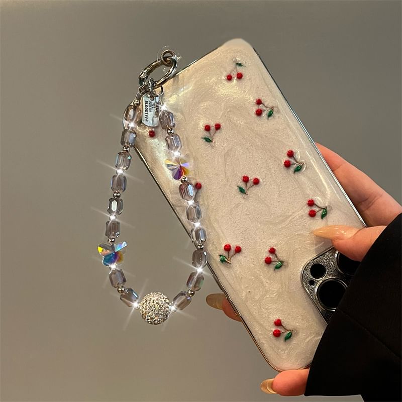 Beaded Phone Lanyard Butterfly