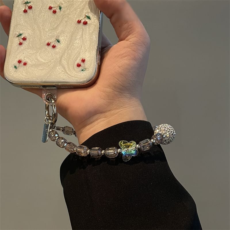 Beaded Phone Lanyard Butterfly