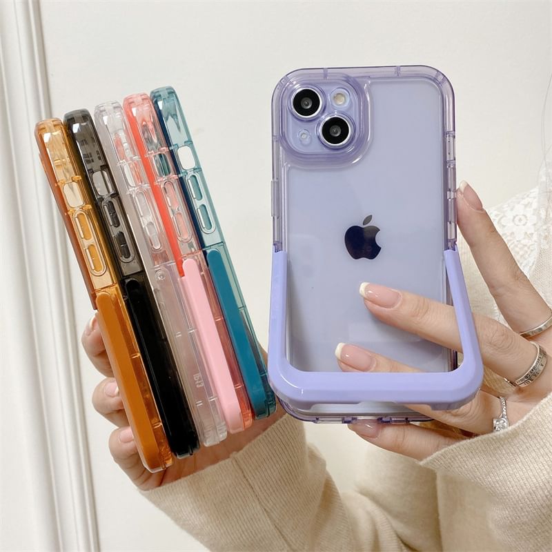 Transparent Phone Case with Stand
