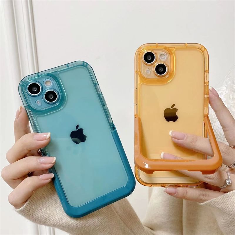 Transparent Phone Case with Stand
