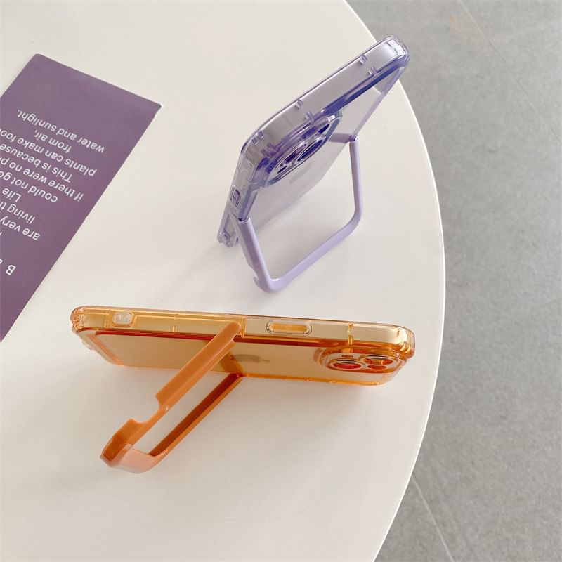 Transparent Phone Case with Stand