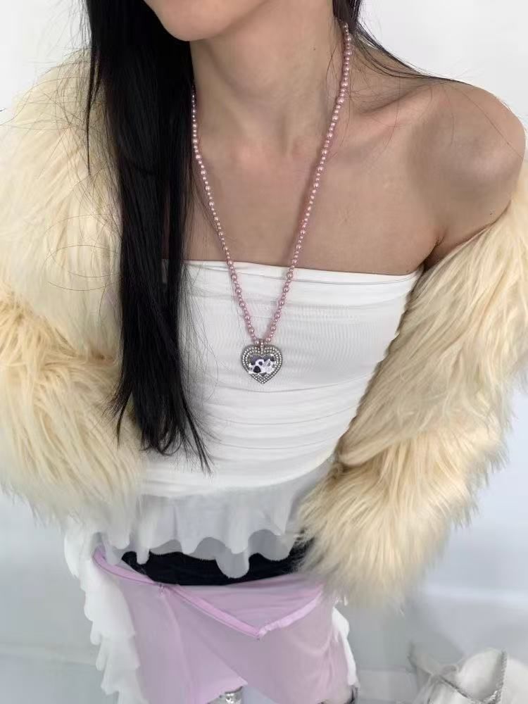 Necklace Beaded Heart