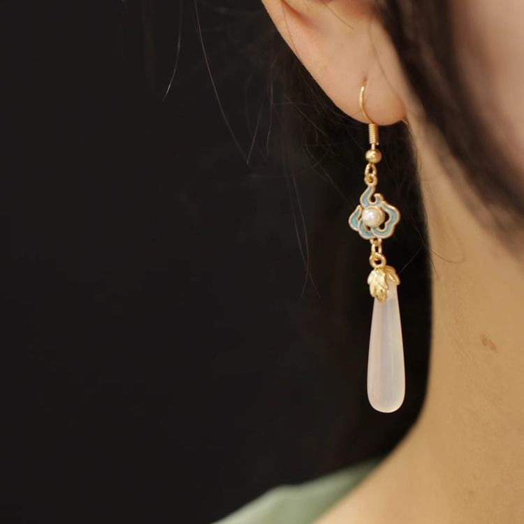 Jade Dangle Earring