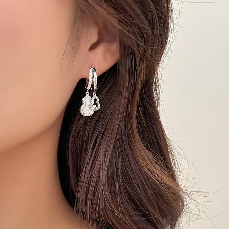 CZ Hoop Earring Calabash