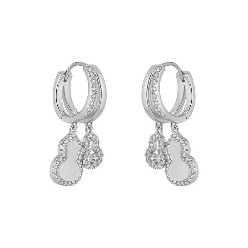 CZ Hoop Earring Calabash