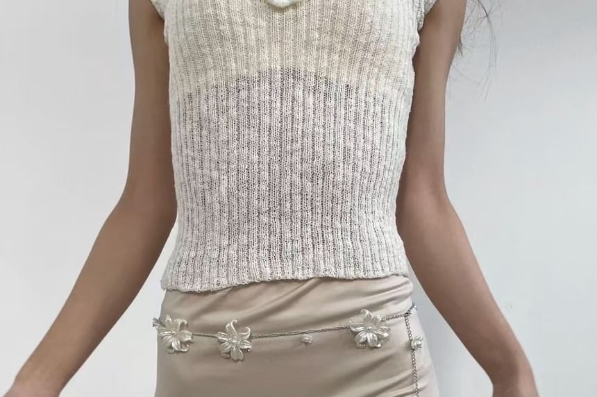 Floral Necklace Long