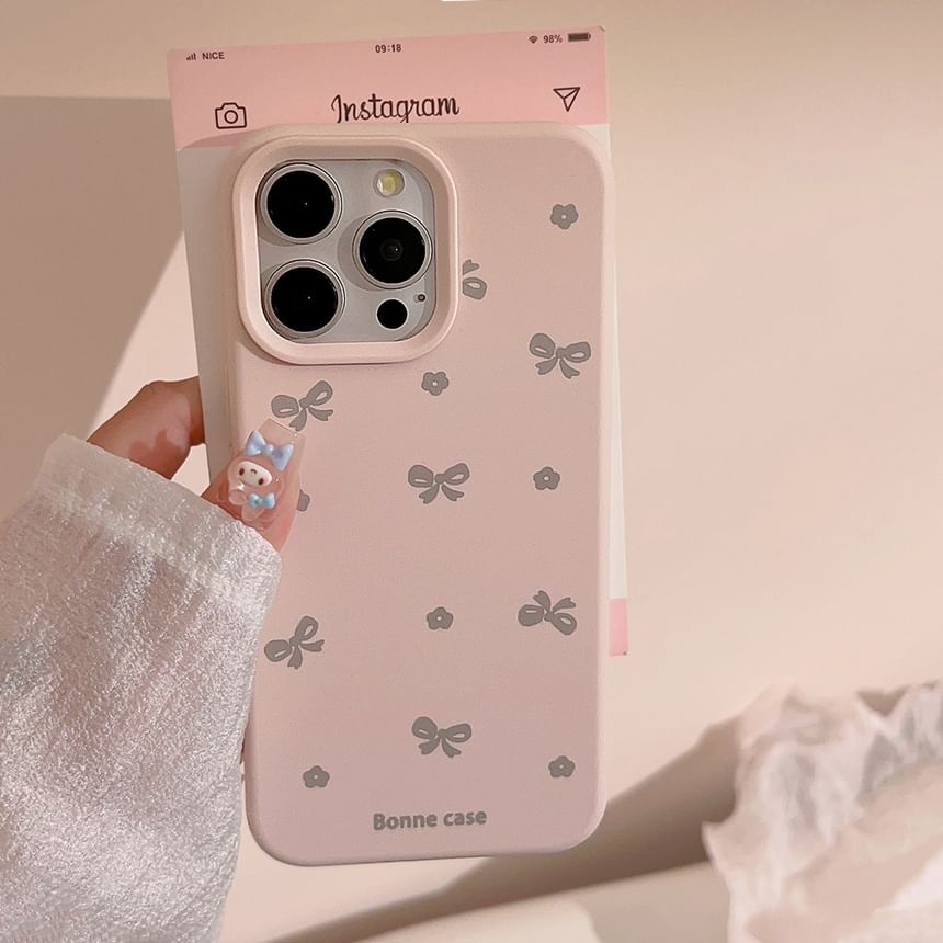 Bow Floral Phone Case