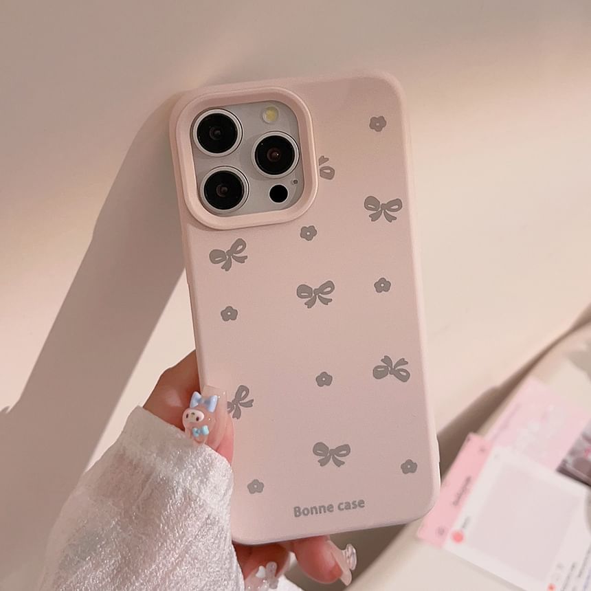 Bow Floral Phone Case