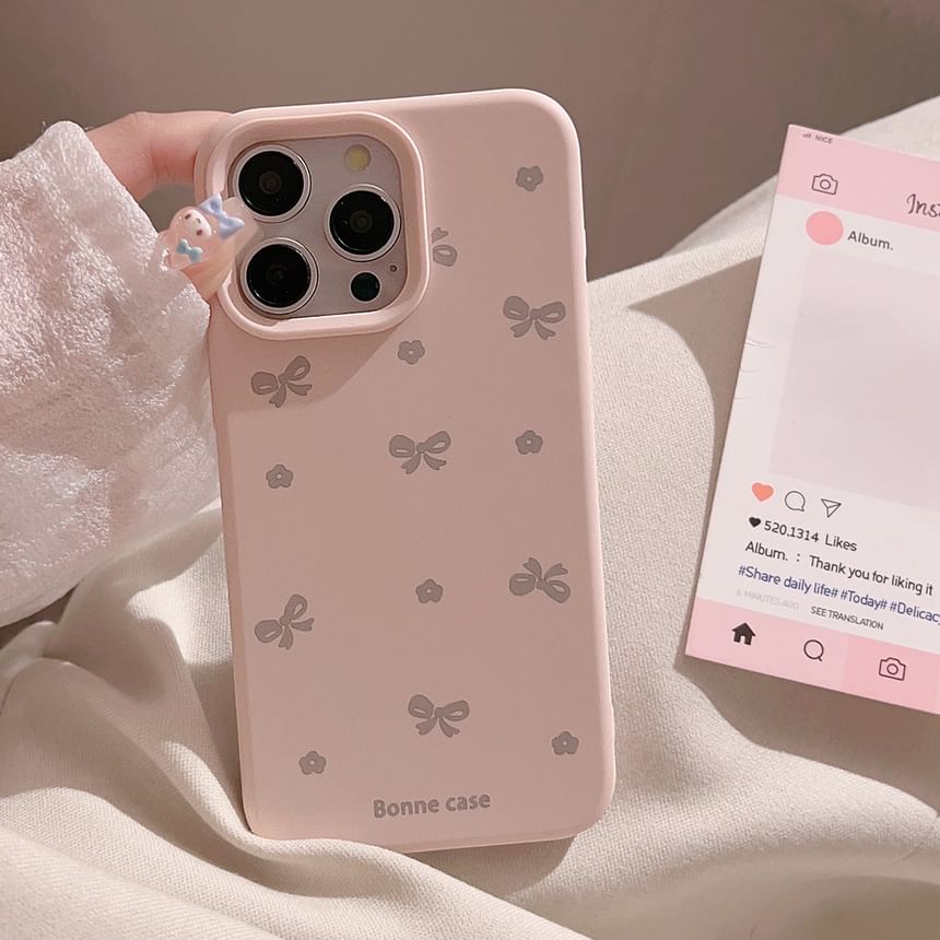 Bow Floral Phone Case