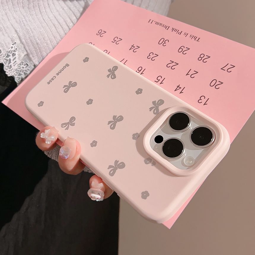 Bow Floral Phone Case