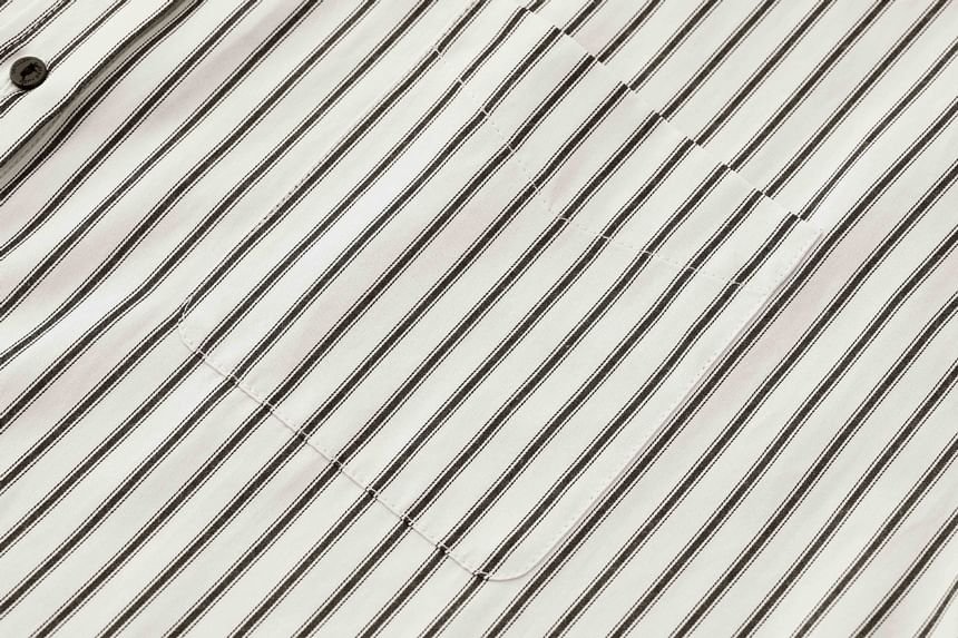 Long-Sleeve Striped Shirt