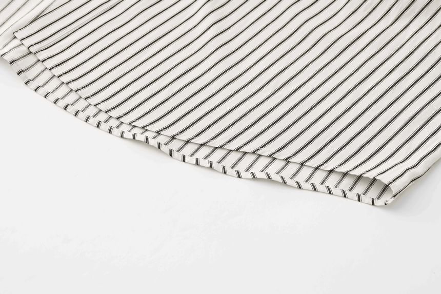 Long-Sleeve Striped Shirt