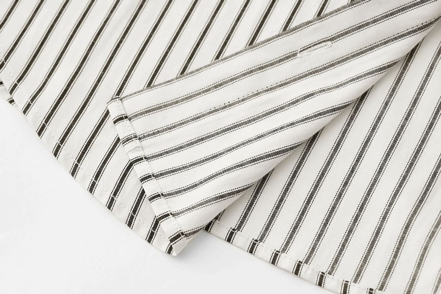 Long-Sleeve Striped Shirt