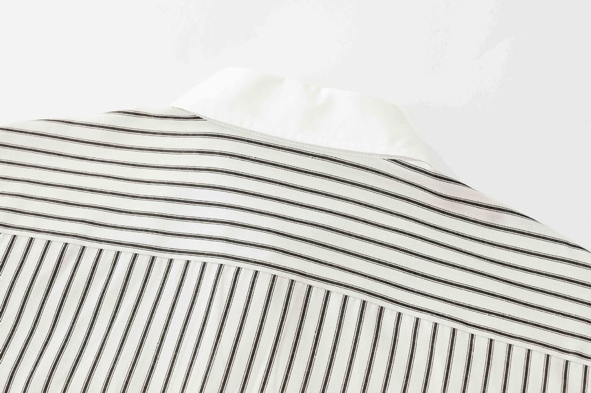 Long-Sleeve Striped Shirt