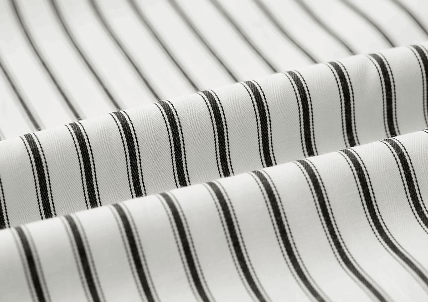 Long-Sleeve Striped Shirt