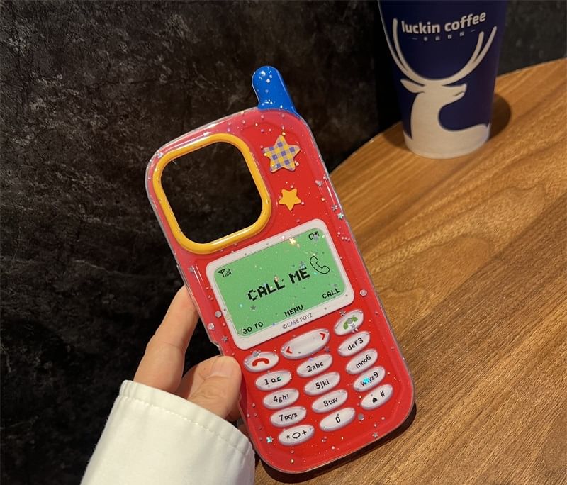 Vintage Cellphone Print Phone Case