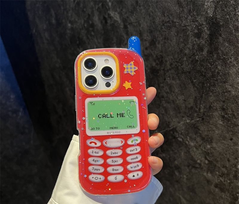 Vintage Cellphone Print Phone Case