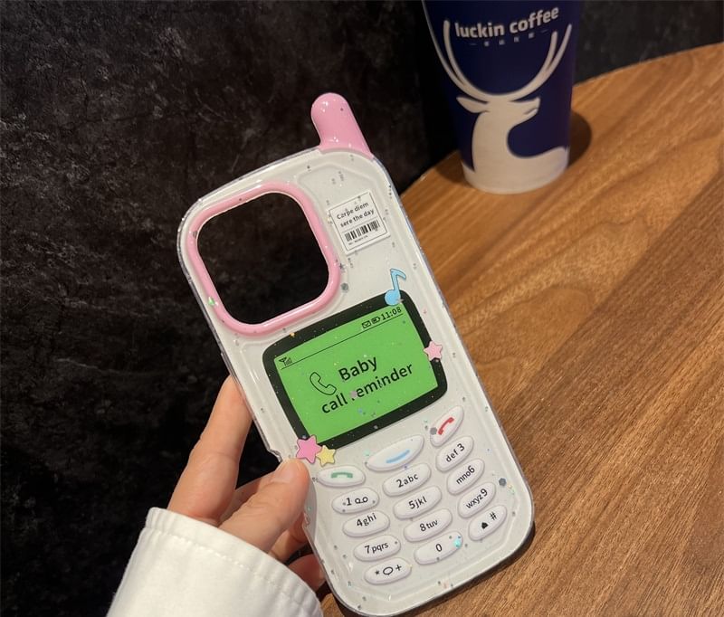 Vintage Cellphone Print Phone Case